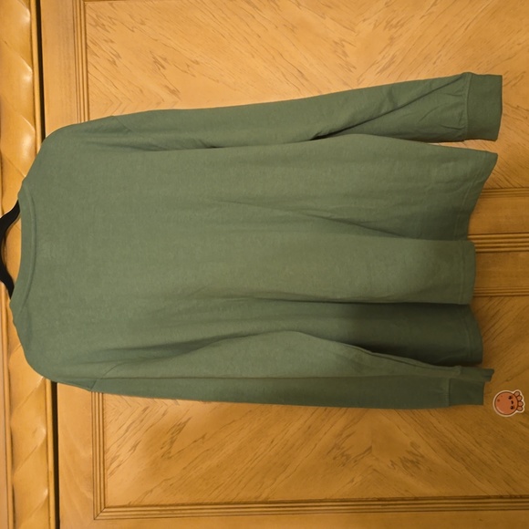 Izod Saltwater Green Long Sleeve Henley - Picture 7 of 7